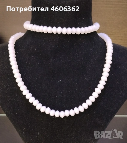 ръчно изработени колие и гривна от мъниста , снимка 5 - Гривни - 54308829