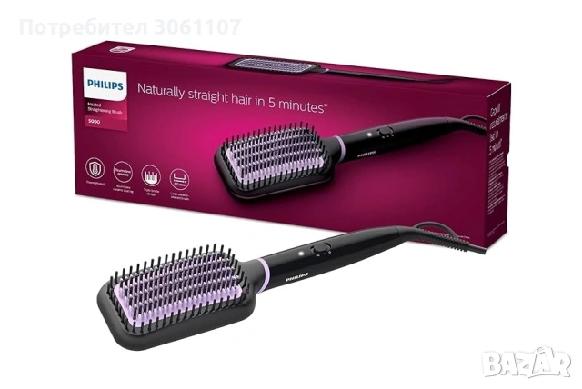 Стилизираща електрическа четка за коса Philips BHH880/00 Керамична