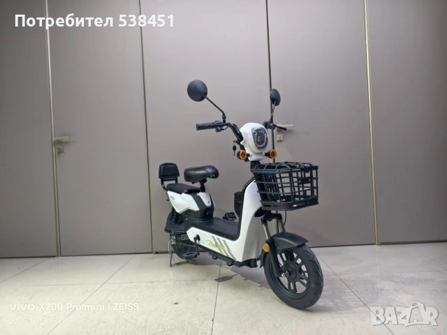 2026 Електрически скутер педалетка мотопед с педали НОВИ ! ЛИЗИНГ !