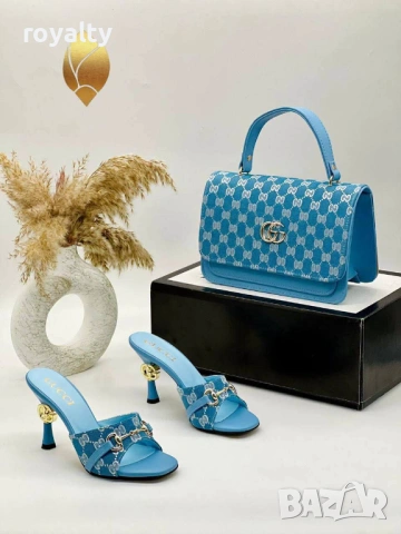 Gucci Нов Дамски Комплект Гучи Различни Цветове , снимка 3 - Чанти - 54649978