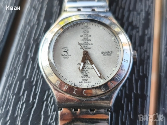 Кварцов часовник Swatch Irony Big, наречено „Swagmen White“