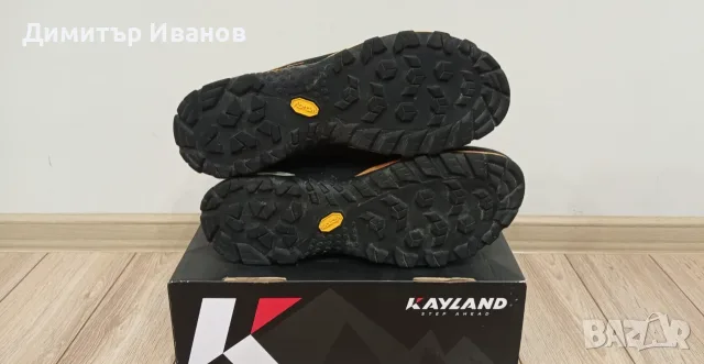 Мъжки туристически обувки Kayland Vision GTX (Olive/ Orange), Размер 46, снимка 5 - Мъжки боти - 55514318