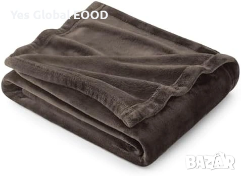 BEDSURE пухкаво одеяло 150x200см кафяво, снимка 2 - Олекотени завивки и одеяла - 54940996