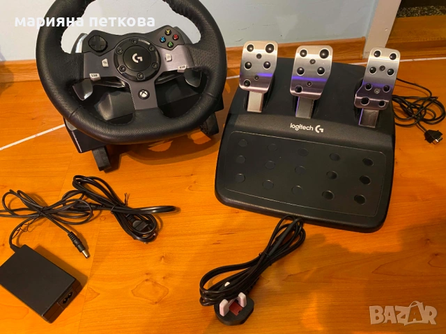 Logitech g920(Xbox,ps,pc), снимка 7 - Други игри и конзоли - 54558860