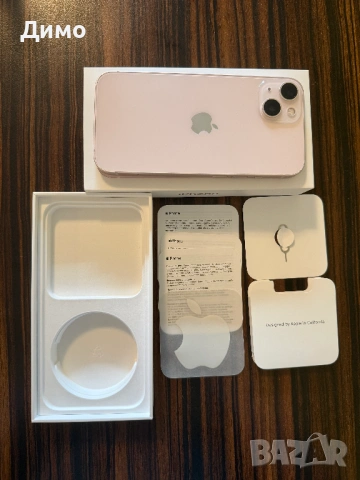 КАТО НОВ Iphone 13 pink 128gb розов, снимка 2 - Apple iPhone - 54474714