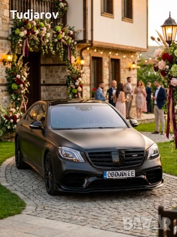 ПОД НАЕМ Mercedes-Benz S class 560 L BRABUS OPTIC 150€/час, снимка 6 - Транспорт под наем - 54723506