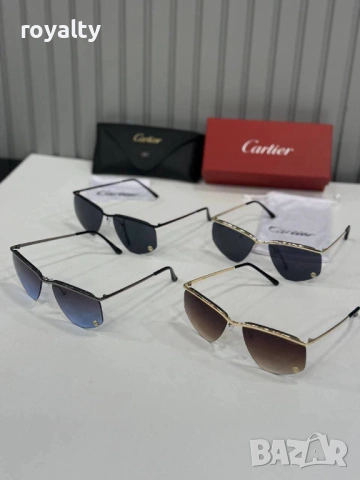 Cartier Нови Дамски Слънчеви Очила с Кутия , снимка 2 - Слънчеви и диоптрични очила - 54650025