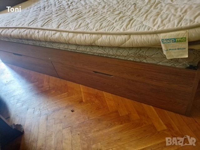 единично легло с два матрака и две шкафчета , снимка 6 - Спални и легла - 54501527