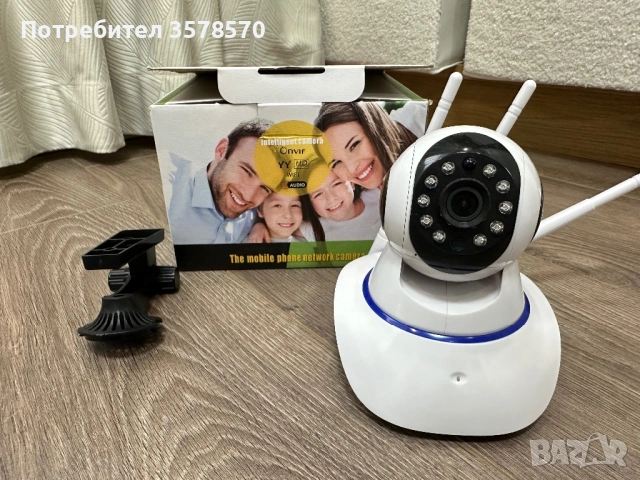 Wi-Fi IP камера за видеонаблюдение 1080p / PTZ / Нощно виждане 