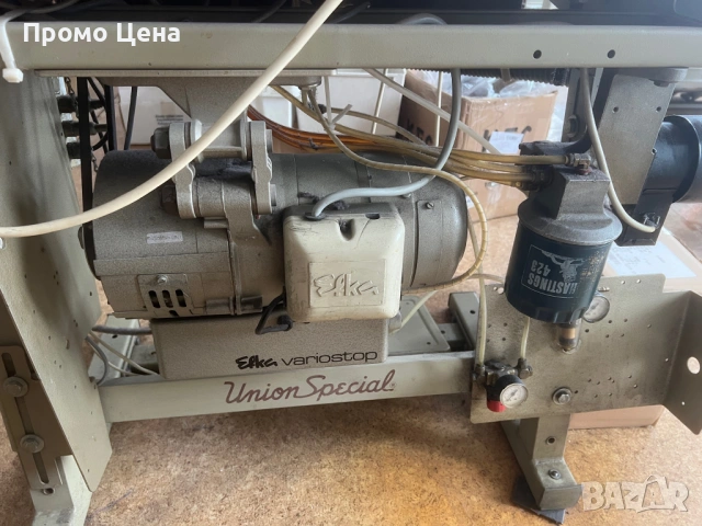 Union Special HF 600 Професионалнa Покривна шевна машина за шивашки цех, снимка 7 - Други машини и части - 54702828
