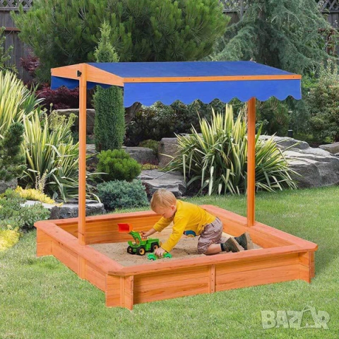 Пясъчник с капак / Дървен пясъчник / Пясъчник със сенник, снимка 6 - Други - 54037010