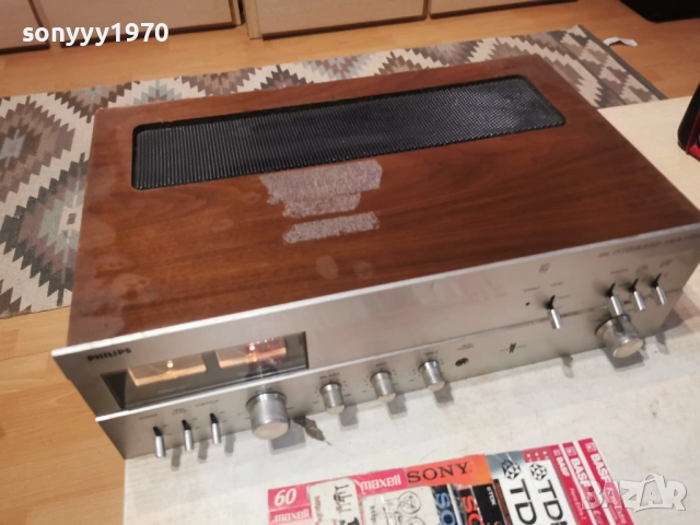 PHILIPS 594 AMPLIFIER-ВНОС SWEDEN 1204260816LCHERY1, снимка 5 - Ресийвъри, усилватели, смесителни пултове - 54170251