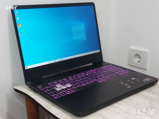16GB RAM RTX 2060 512GB SSD Ryzen 7 3750H 15.6" FULL HD 144 геймърски лаптоп Asus TUF Gaming FX505DV