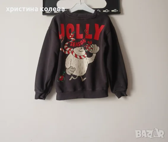 ватирани блузи 122-128 h&m , снимка 2 - Детски Блузи и туники - 55408498