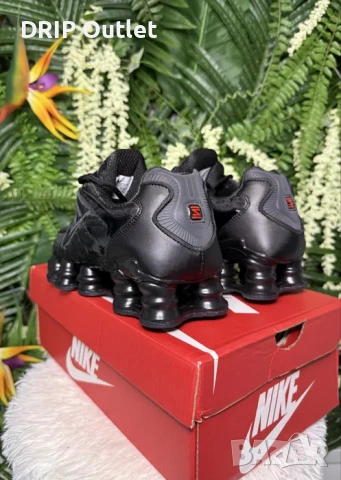 !НОВИ! Nike Shox TL | Triple Black | + КУТИЯ, снимка 5 - Маратонки - 54167980