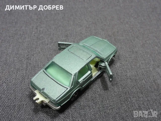СТАРА РЕТРО МЕТАЛНА КОЛИЧКА MAJORETTE 256 BMW 733I E23, снимка 4 - Колекции - 55428296