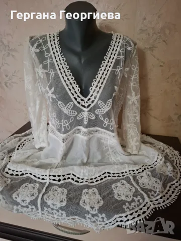 Дамска дантелена туника