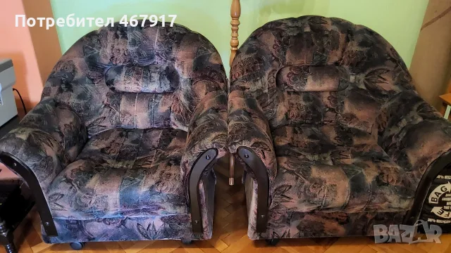Комплект холна гарнитура, снимка 4 - Дивани и мека мебел - 55605604