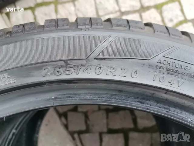 2бр гуми DUNLOP SP-WINTER SPORT 3D 265/40/20, снимка 5 - Гуми и джанти - 55342233