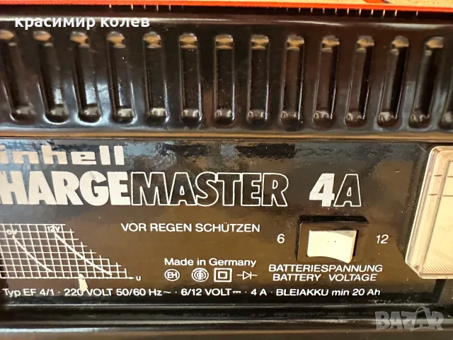 немско зарядно за акумулатори "Enhell"/6,12V/, снимка 3 - Аксесоари и консумативи - 55577363