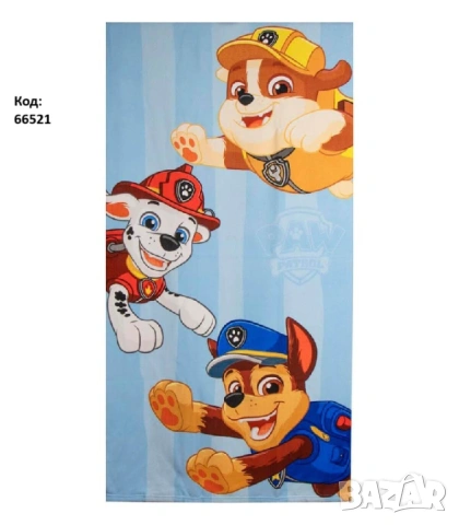 Детски Хавлии с Любими Анимационни Герои Bluey Minions Barbie Batman Paw Patrol Hello Kitty, снимка 4 - Други - 54741914