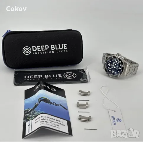 Deep Blue Precision Diver Master 1000 II 44mm Automatic, снимка 9 - Мъжки - 55464826