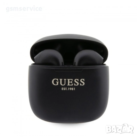 БЕЗЖИЧНИ СЛУШАЛКИ Bluetooth  GUESS TWS SCRIPT BLACK, снимка 2 - Bluetooth слушалки - 54595852