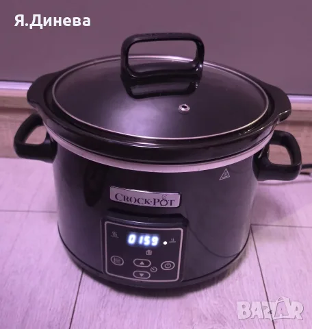 Уред за бавно готвене Crockpot 2,4l, снимка 3 - Други - 55491818
