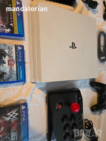 SONY Playstation 4 PRO white version 11  ps 4 ps4, снимка 2 - PlayStation конзоли - 55104662