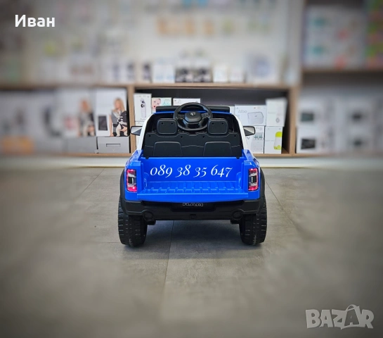 ТОП ЦЕНАНОВО!Акумулаторен джип RAM POLICE BLUE с 12V батерия,EVA гуми,сигнални светлини,,USB,дистанц, снимка 9 - Детски велосипеди, триколки и коли - 55055587
