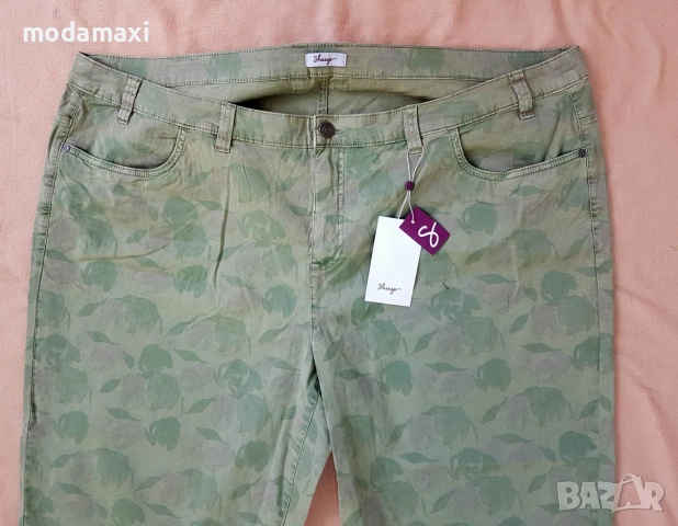 8XL и гигант Нови дънки Sheego(зелен) , снимка 2 - Къси панталони и бермуди - 55053396