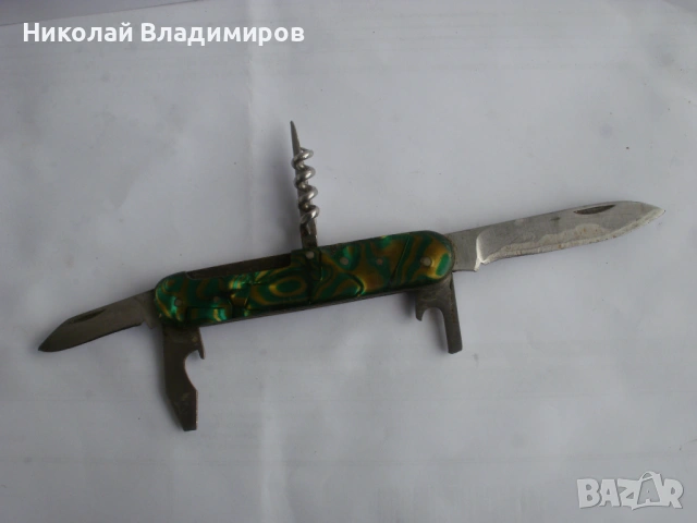 Българско джобно ножче български ножчета П.Денев Буковец, снимка 5 - Ножове - 54483890