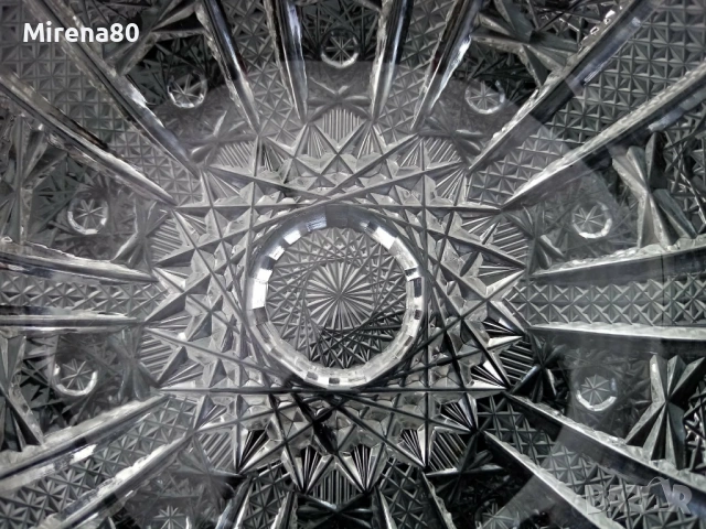 * Bohemia * - кристална купичка, снимка 4 - Чинии - 54087341