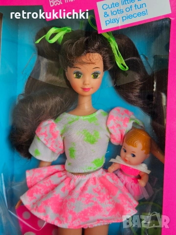 Ретро кукла Барби 1990, Barbie Courtney Babysitter #9434, снимка 2 - Кукли - 53972204