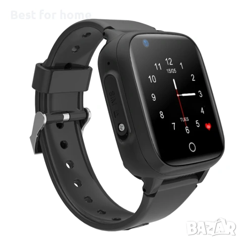 Детски Смарт часовник NUBKI D31, 4G, GPS+LBS+Wi-Fi+AGPS Tracking, Крачкомер, Мониторинг на съня, Чер, снимка 2 - Смарт гривни - 54268647
