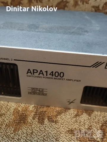 ECLER APA1400 крайно стъпало мосфет ли, снимка 3 - Ресийвъри, усилватели, смесителни пултове - 55407441