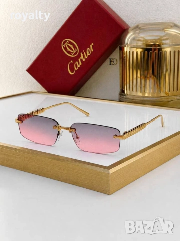 Cartier Нови Дамски Слънчеви Очила с Кутия Различни Цветове 