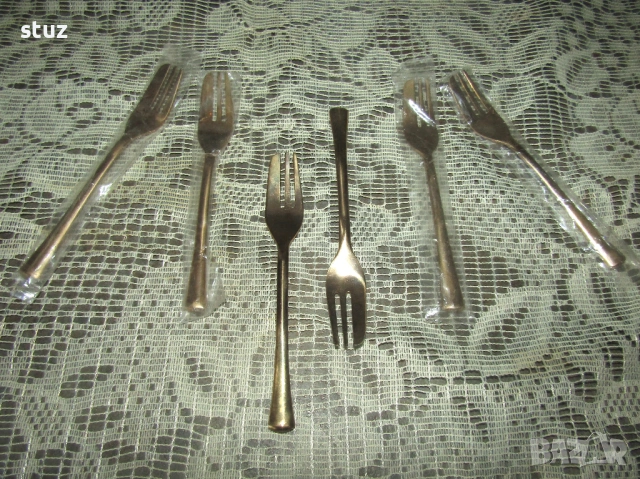 Десертни вилички, нови, сет 12 бр., снимка 9 - Прибори за хранене, готвене и сервиране - 54346592