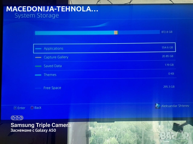 PS 4 SONY. 1 TB. 2 БР.ДЖОЙСТИКА КАТО НОВА, снимка 6 - PlayStation конзоли - 54997209
