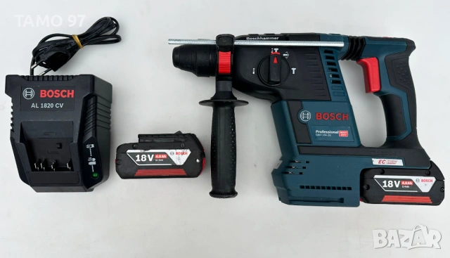 BOSCH GBH 18V-26 - Безчетков перфоратор 18V 2.6J като нов!, снимка 3 - Перфоратори - 54420262
