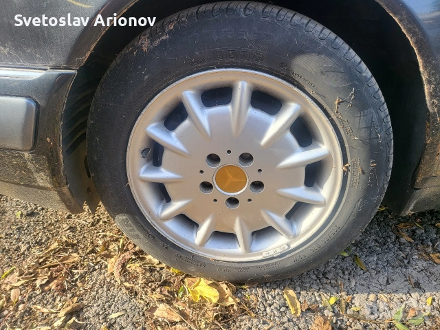 Джанти 16" с гуми за МЕРЦЕДЕС В210 MERCEDES W210, снимка 4 - Гуми и джанти - 55253215