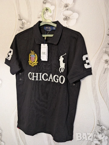 тениска / блуза с къс ръкав е Polo Ralph Lauren "Chicago" Big Pony размер М , снимка 6 - Тениски - 54034071