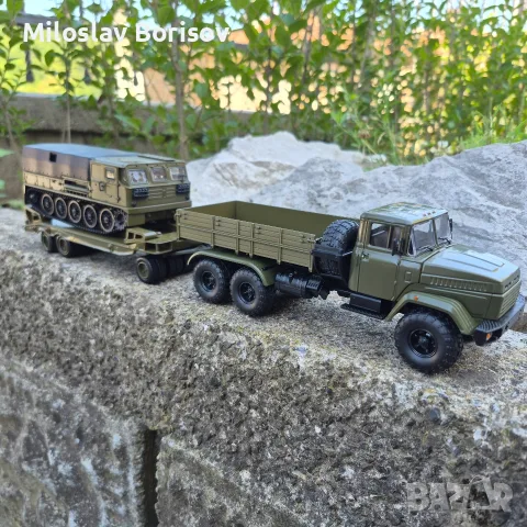 Краз/ремарке/АТС-59Г в мащаб 1:43, снимка 7 - Колекции - 55422909