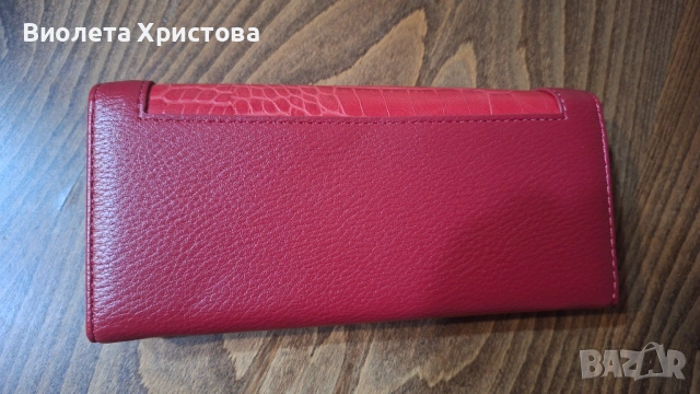 Дамско ново портмоне естествена кожа, снимка 2 - Портфейли, портмонета - 54383562