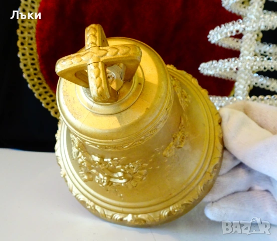 Немска музикална камбана,механична латерна., снимка 3 - Антикварни и старинни предмети - 54457353