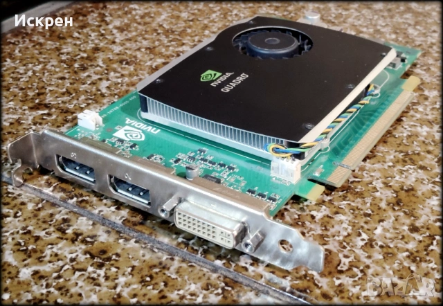 NVIDIA Quadro FX 580, снимка 2 - Видеокарти - 54382988