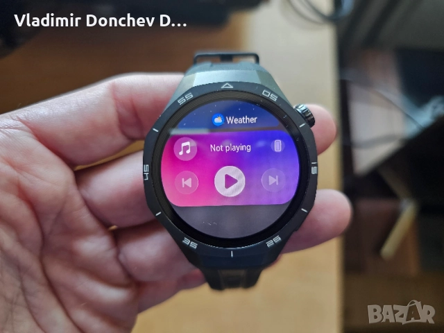 Huawei Watch GT 5 Pro (46mm, Black) - Титаниев корпус, състояние като нов, снимка 11 - Смарт гривни - 54890847