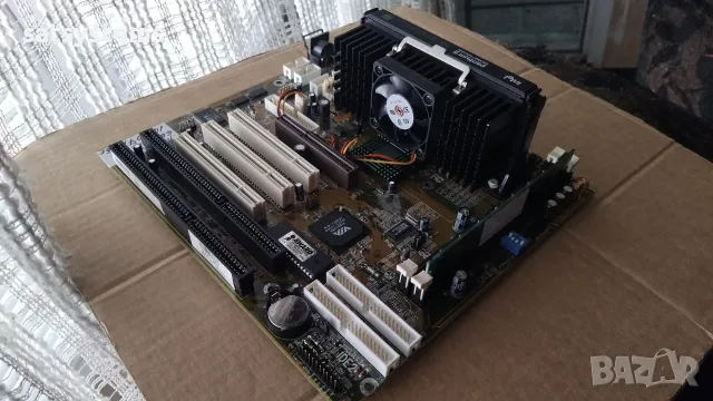 Дънна платка SuperPower SP-6BV-133 Slot 1 CPU+RAM, снимка 6 - Дънни платки - 55335371