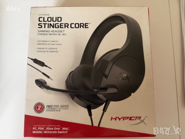 Слушалки Gaming HyperX Stinger Core PC (HX-HSCSC2-BK/WW)