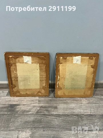 Антикварна картина, 2 бр., снимка 9 - Картини - 54303852